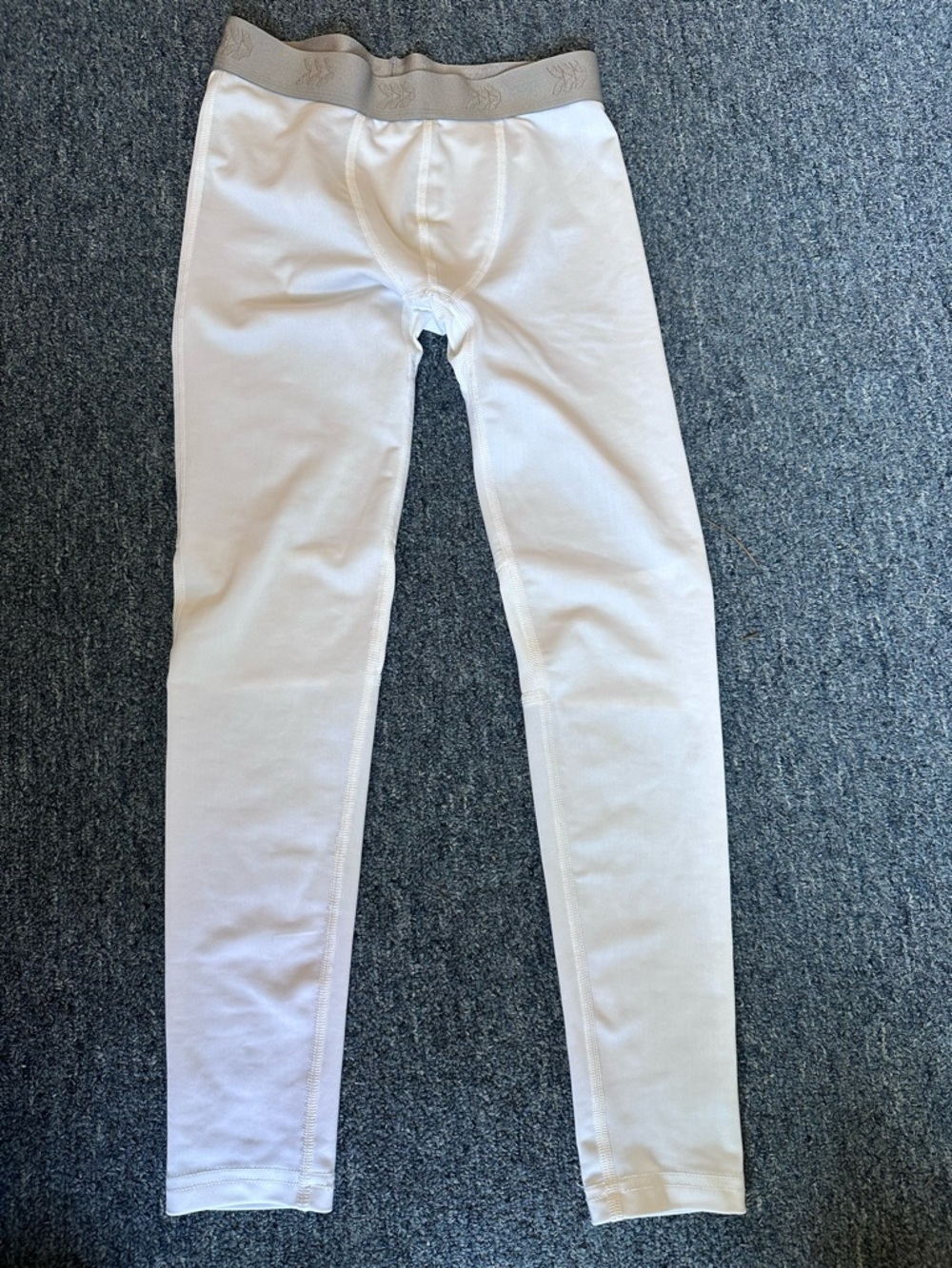 all in motion White Leggings with Gray Waistband